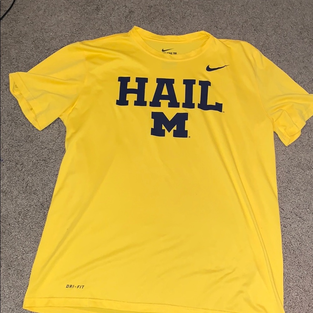 Hail Michigan Dri-Fit Nike Tee